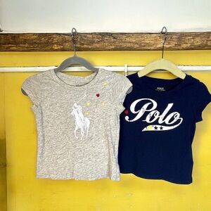 Girls Polo Ralph Lauren 2t T-Shirt bundle